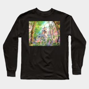 Enchanted Forest Unicorn Long Sleeve T-Shirt